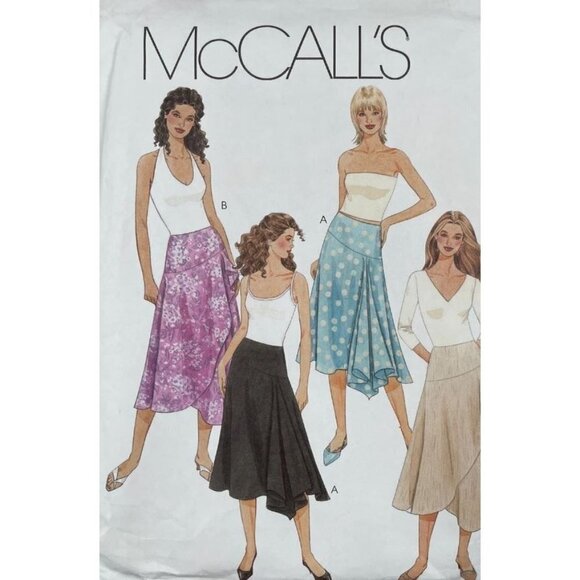 McCalls Sewing Pattern 4386 Skirt Misses Size 12-18 - Picture 1 of 2